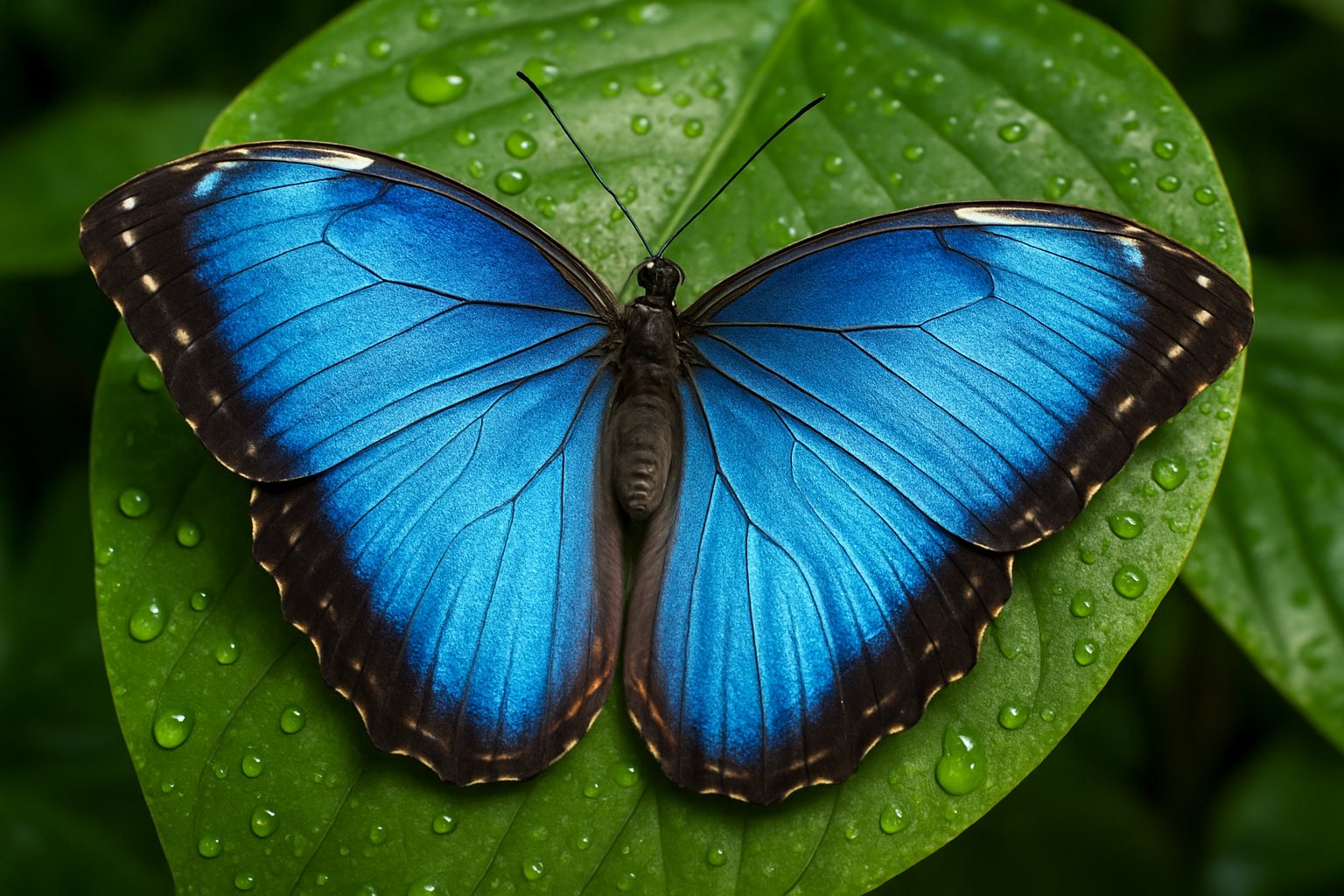Blauer Morphofalter (Morpho)