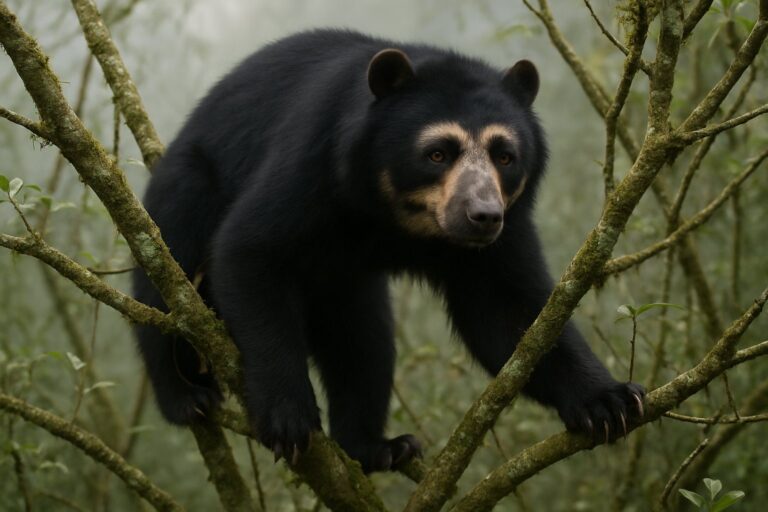 Brillenbär (Tremarctos ornatus)
