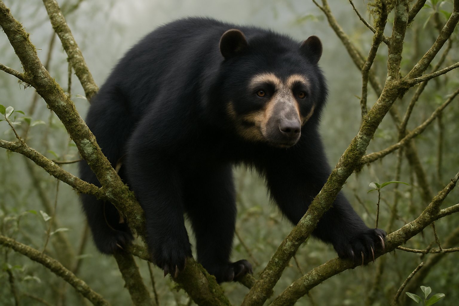 Brillenbär (Tremarctos ornatus)