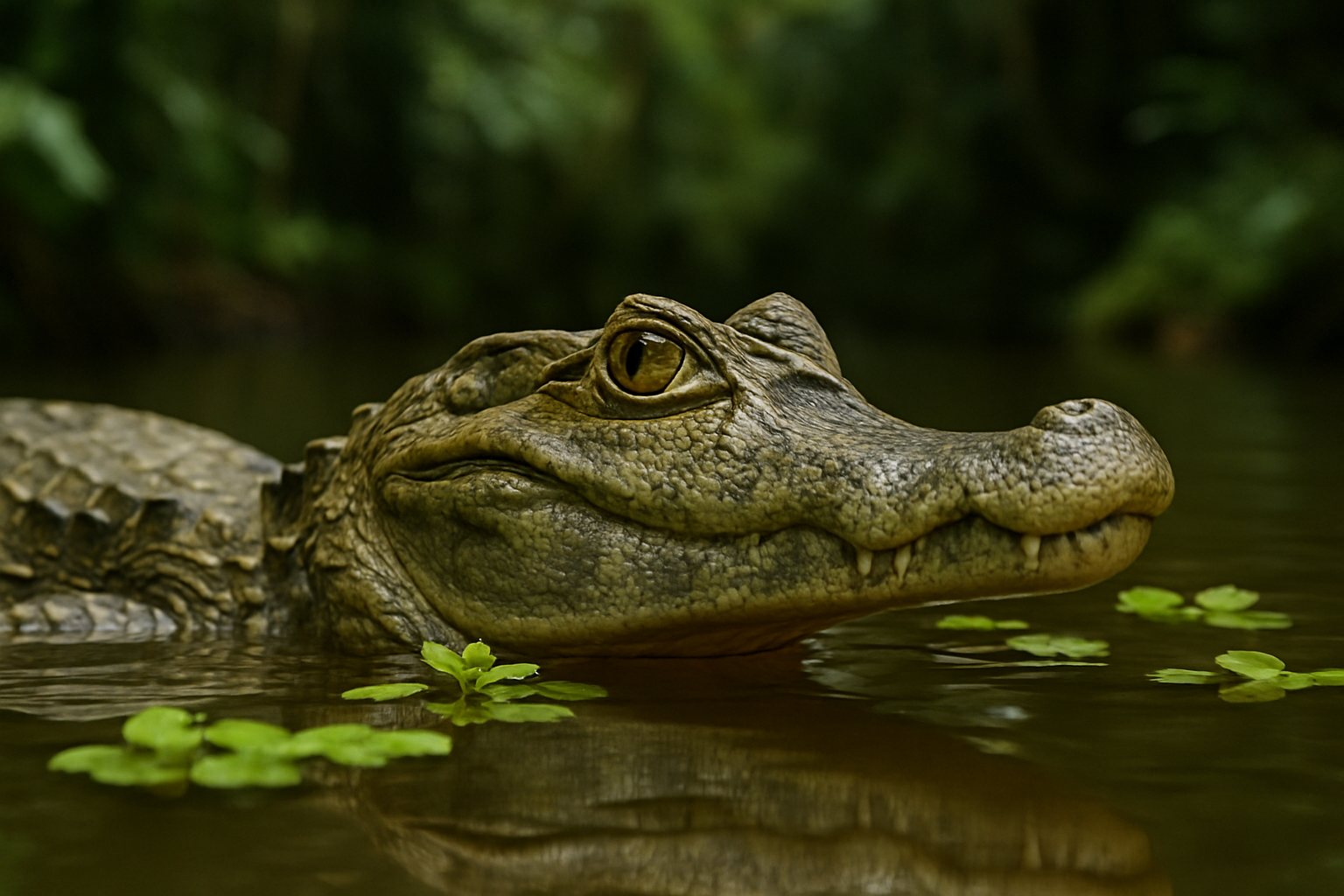 Brillenkaiman (Caiman crocodilus)