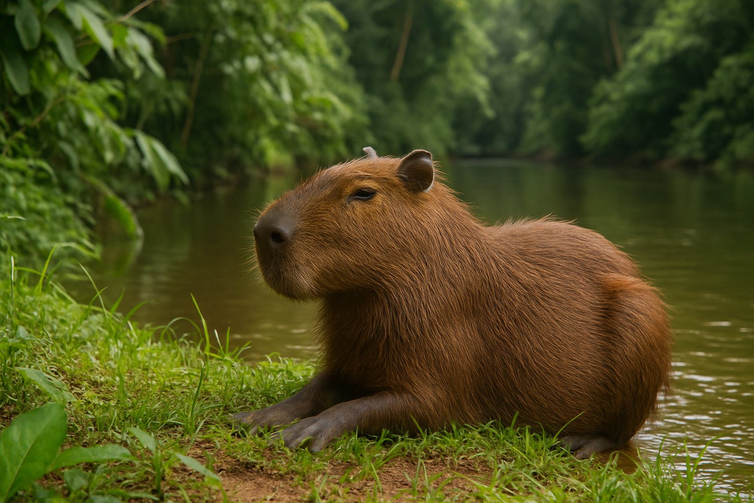 Wasserschwein (Hydrochoerus hydrochaeris)