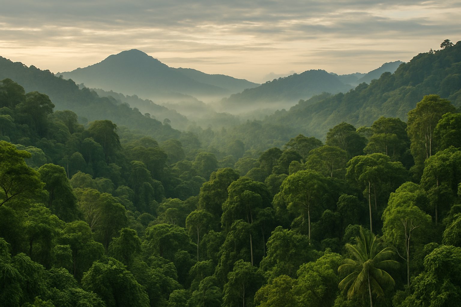 Regenwald in Indonesien (Borneo & Sumatra)
