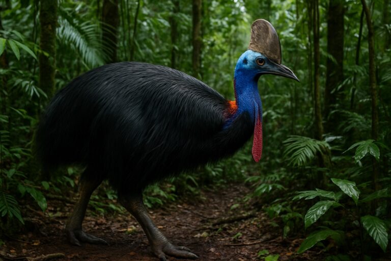 Helmkasuar (Casuarius casuarius)