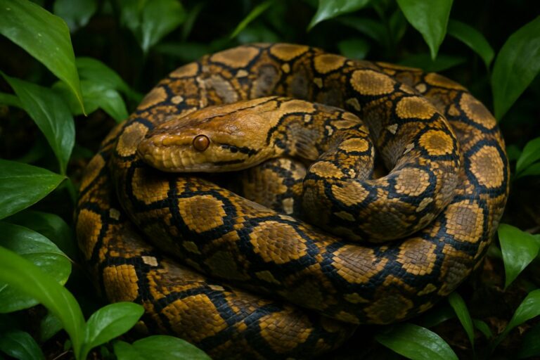 Netzpython (Malayopython reticulatus)