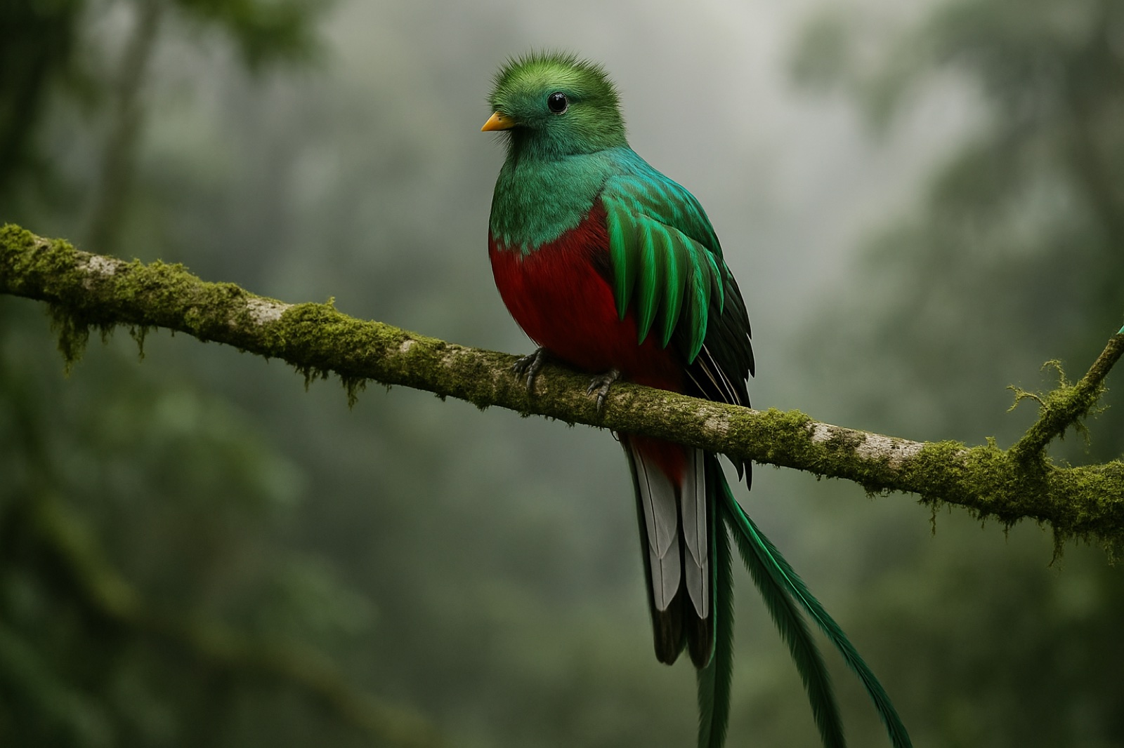Quetzal (Pharomachrus mocinno)
