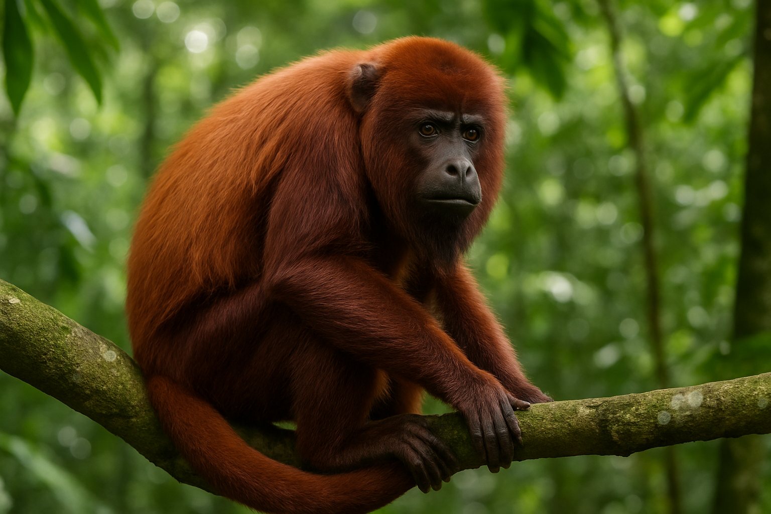 Roter Brüllaffe (Alouatta seniculus)