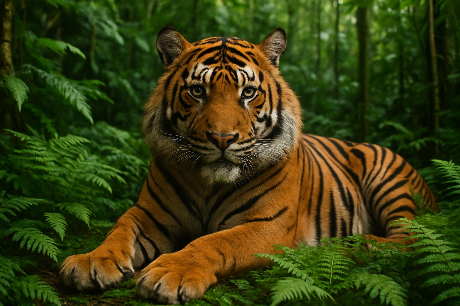 Sumatra-Tiger (Panthera tigris sumatrae)