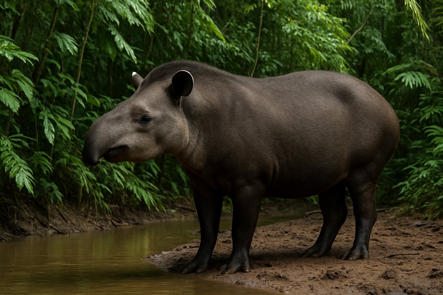Flachlandtapir (Tapirus terrestris)