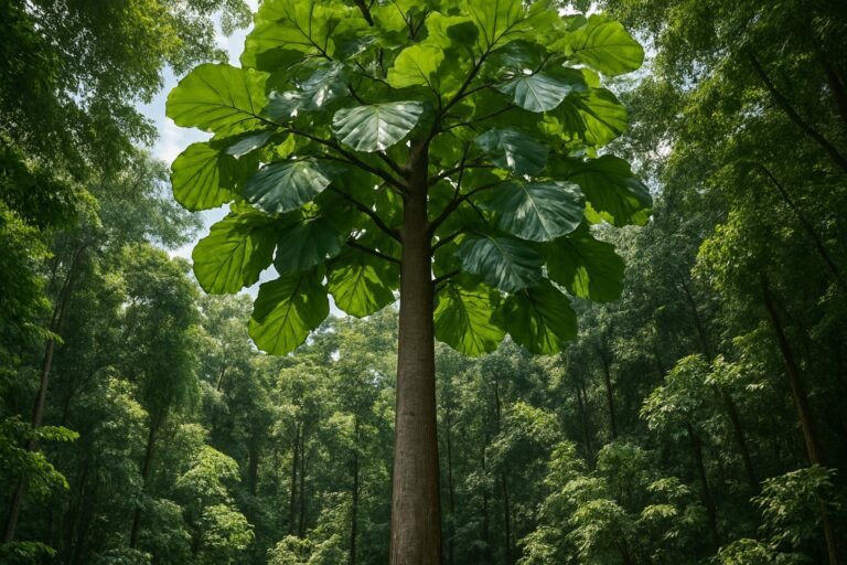 Teakbaum (Tectona grandis)