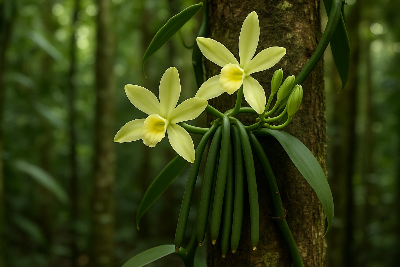 Vanille (Vanilla planifolia)
