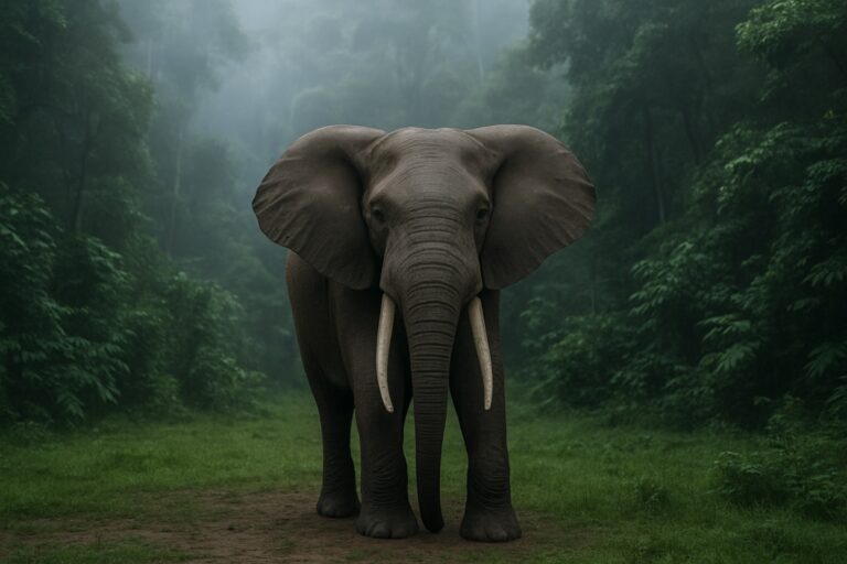 Afrikanischer Waldelefant (Loxodonta cyclotis)